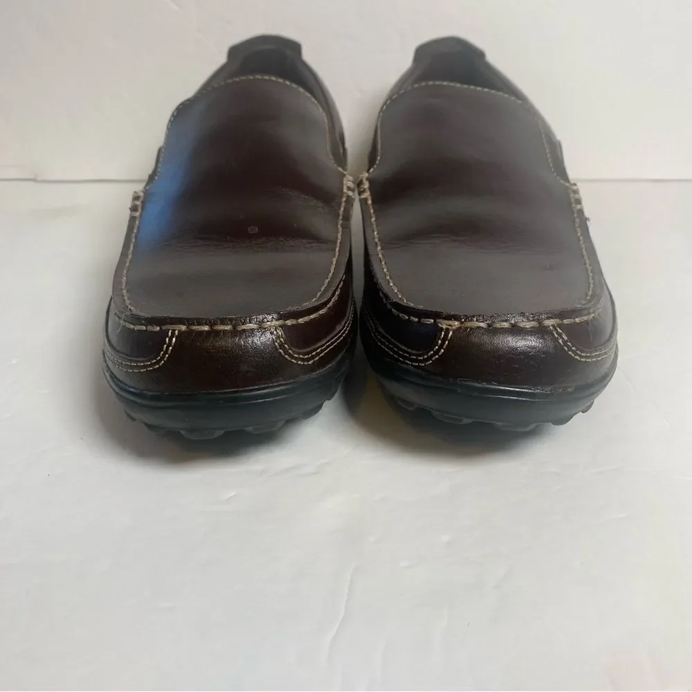 Cole Haan Brown Leather Tucker Venetian Slip On Loafers Like New Condition S-9M